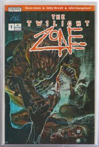 THE TWILIGHT ZONE #1 - NOW COMICS - BAGGED,& BOARDED