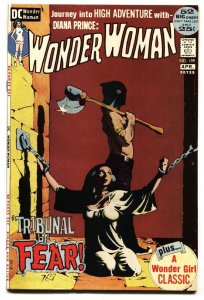 Wonder Woman #199 1972- Jeff Jones horror cover- DC bondage cover