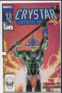 The Saga of Crystar, Crystal Warrior #7 (1984) Crystar