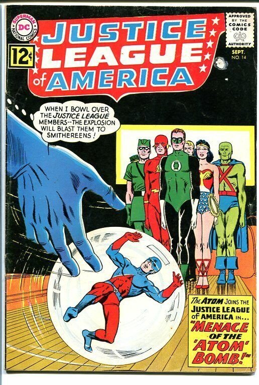 JUSTICE LEAGUE OF AMERICA #14-ATOM JOINS JLA-DC COMICS VG