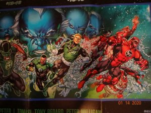 RISE OF THE THIRD ARMY Promo Poster, Green Lantern 22 x 34, 2012, DC Unused 473