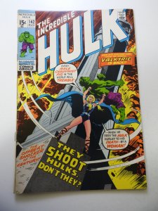 Incredible Hulk #142 FN+ Condition