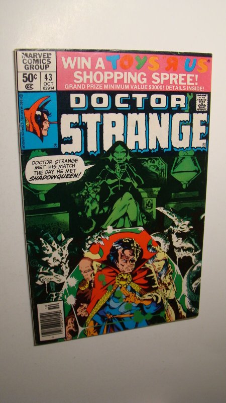 DR. STRANGE 43 *NICE COPY* VS SHADOWQUEEN MARVEL BRONZE AGE COLAN ART MOVIE