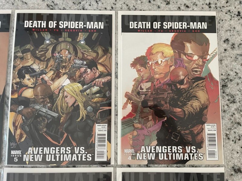 Avengers Vs. New Ultimates #1 2 3 4 5 6 NM Marvel Comics Death Spider Man 6 CH23