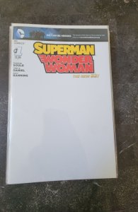 SUPERMAN WONDER WOMAN #1 BLANK VARIANT