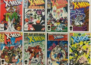 X-Men annuals comic lot 21 difference avg 8.0 VF (1982-2001)