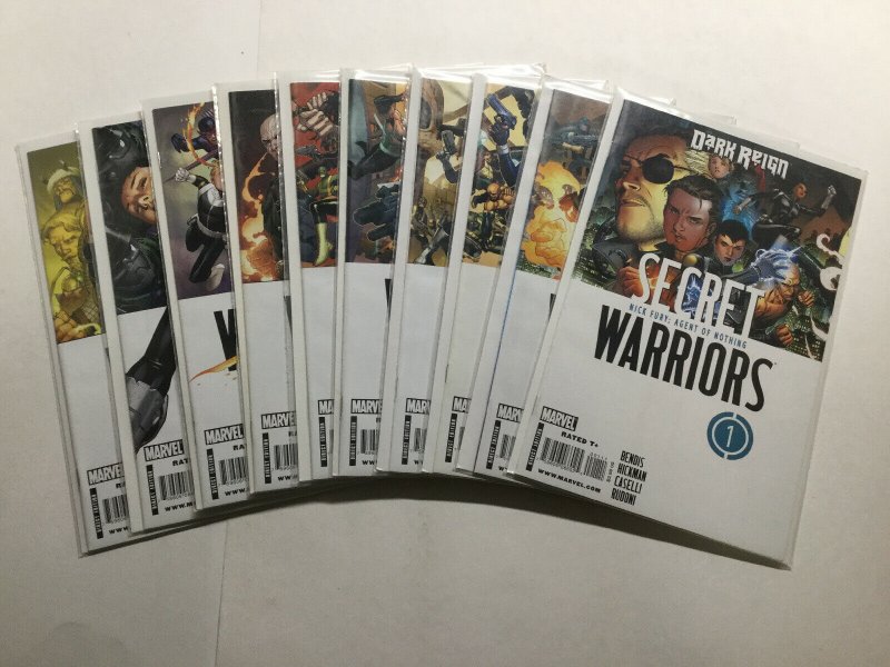 Secret Warriors 1-28 Lot Run Set Near Mint Nm Marvel