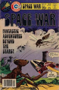 Space War #28 VG ; Charlton | low grade comic Mantis