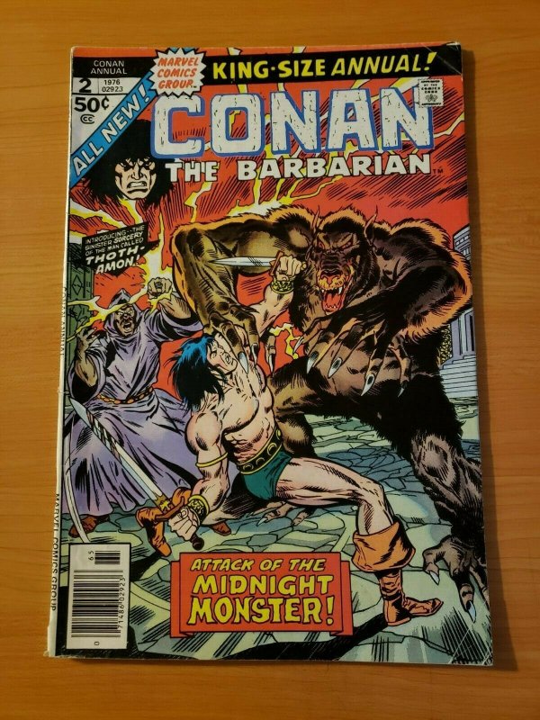 King Size Conan The Barbarian #2 ~ FINE - VERY FINE VF ~ 1976 Marvel Comics