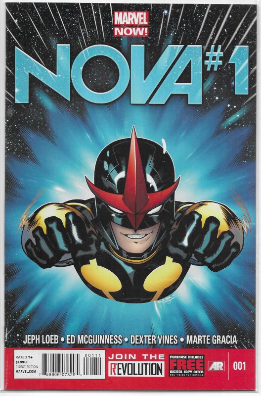 Nova (vol. 5, 2013) #  1 FN (Marvel Now) Loeb/McGuinness