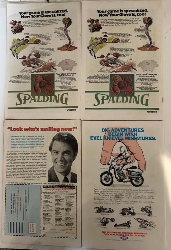 *Daredevil Marvel 137vf, 138vfnm, 139vf, 141vf