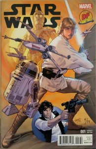 STAR WARS #1 DF COLOR & SKETCH COVER SET SIGNED IN SILVER & RED JOHN CASSADY COA