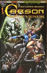 CARSON OF VENUS FLAMES BEYOND Comic 3 — Edgar Rice Burroughs American Mythology