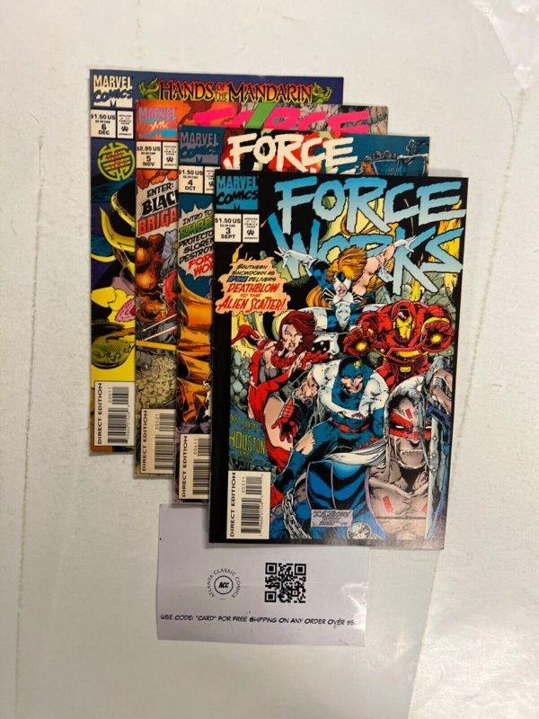 4 Force Work Marvel Comic Books # 3 4 5 6 Avengers Defenders Thor Hulk 20 JS59