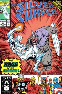 Silver Surfer (1987 series)  #54, NM- (Stock photo)