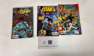 3 New Titans DC Comics books #121 122 123 Wolfman 76 JW29