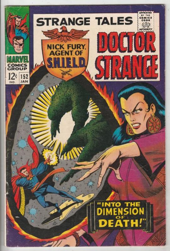 Strange Tales #152 (Jan-67) VF+ High-Grade Nick Fury, Dr. Strange