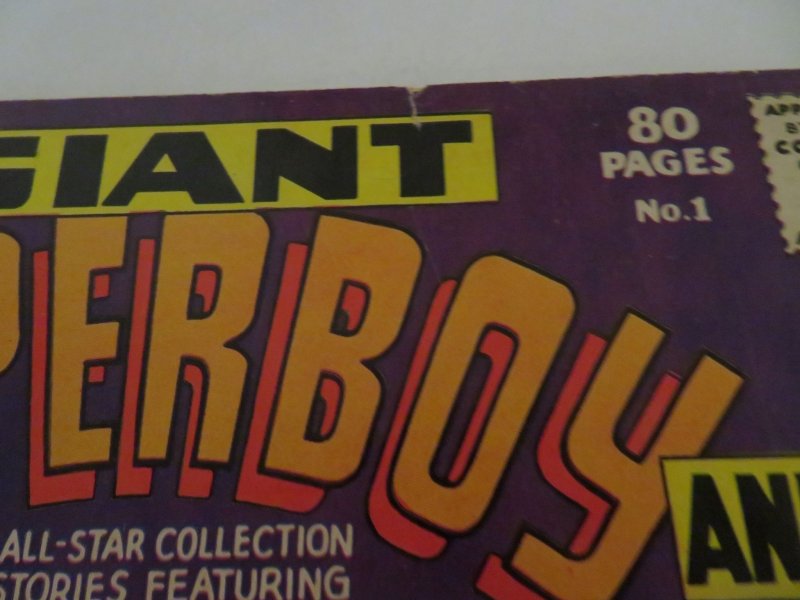 DC Comics Superboy Annual #1 (1968)Giant 80 Page Comic Book Grade GD+ 2.5