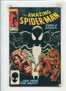 AMAZING SPIDER-MAN #255 (6.0) BLACK COSTUME!! 1984