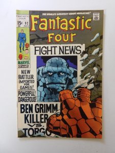 Fantastic Four #92 (1969) VF- condition