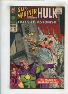 TALES TO ASTONISH #86 (5.0) THE WRATH OF WARLORD KRANG!! 1966