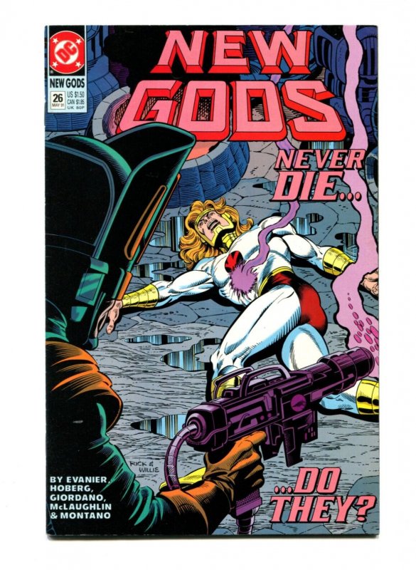 New Gods #26 - Rick Hoberg & Will Blyberg Cover (7.5/8.0) 1991