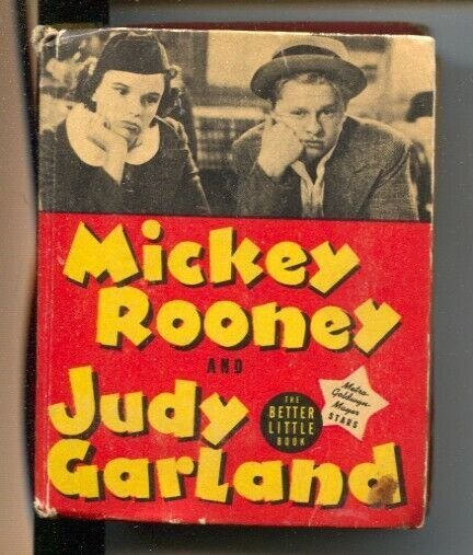 Mickey Rooney and Judy Garland #1493 1941-Whitman-Photo cover features The M-...