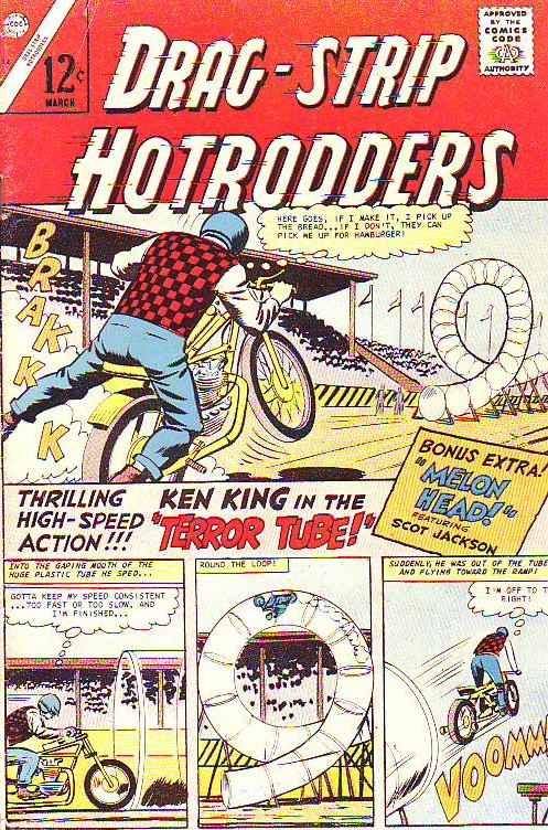 Drag-Strip Hotrodders #14 (Mar-67) FN Mid-Grade Ken King, Scot Jackson