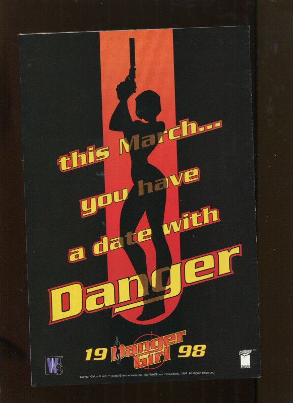 CLIFFHANGER DANGER GIRL PREVIEW    (9.2) SIGNED J SCOTT CAMPBELL