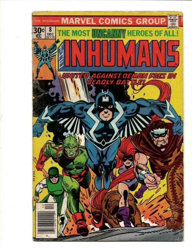 Inhumans # 8 VG Marvel Comic Book Black Bolt Medusa Avengers Hulk Thor J371