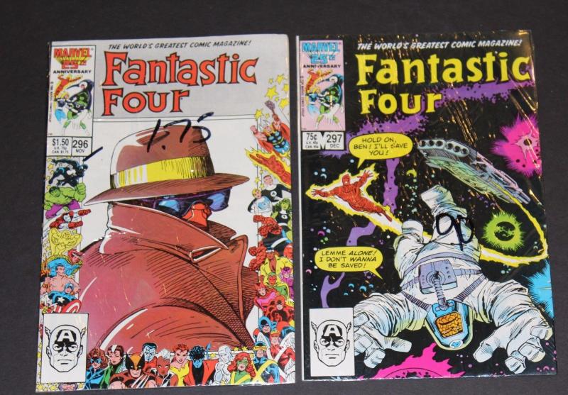 Marvel LOT of 2-Fantastic Four #296 & #297 FINE/VF (SIC174)