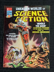 1975 UNKNOWN WORLDS OF SCIENCE FICTION Magazine #6 FN+ 6.5 Michael Moorcock