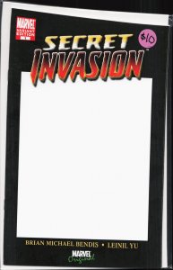 Secret Invasion #1 Blank Cover (2008) Secret Invasion