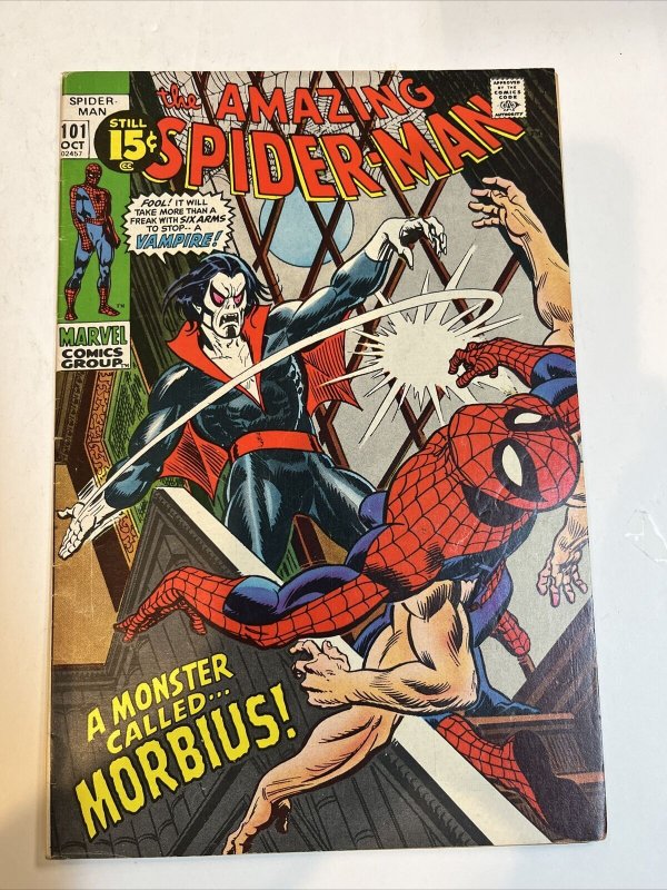 Amazing Spider-Man (1971) # 101 (F/VF) 1st App Morbius