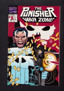 Punisher: War Zone #1 - SIGNED BY JOHN ROMITA JR! (9.2) 1992