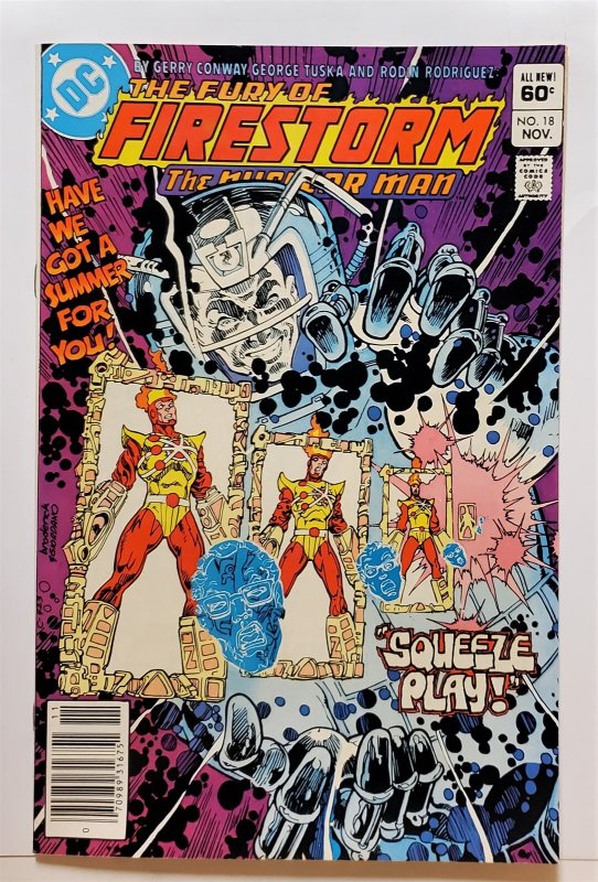 The Fury of Firestorm #18 (Nov 1983, DC) Newsstand copy VF