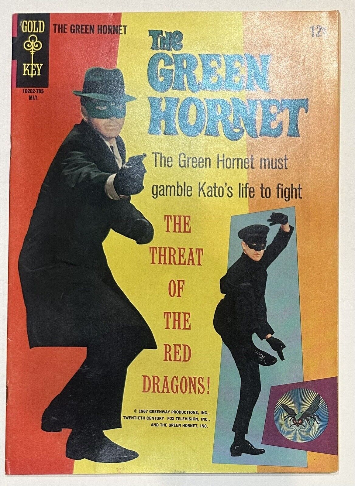 (1967) Gold Key Green Hornet #2! Bruce LEE &amp; VAN Williams Photo Cover ...