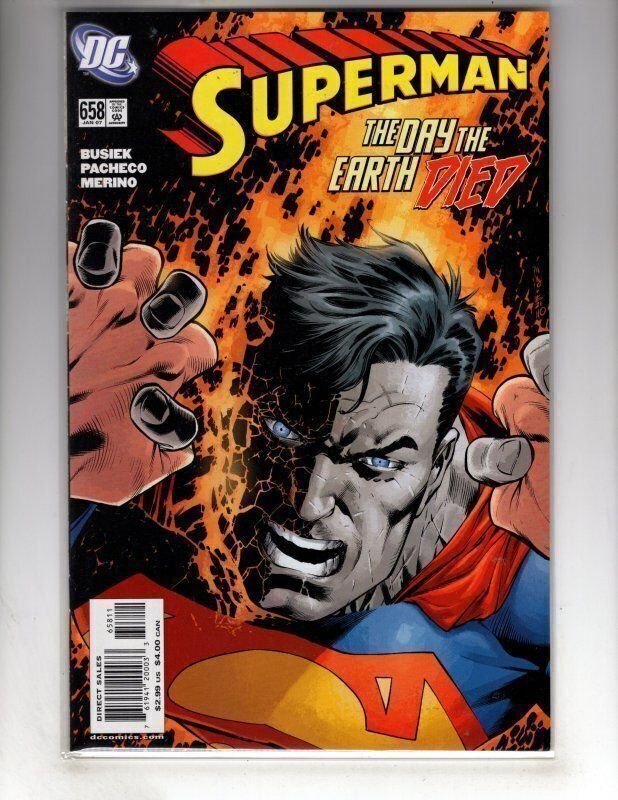 Superman #658 (2007) THE DAY THE EARTH DIED - [NSC-CR40-076]