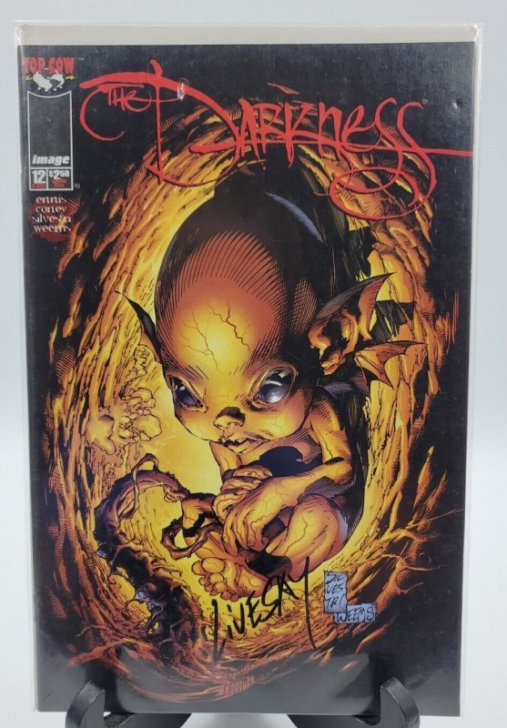 The DARKNESS 12 IMAGE COMIC SIGNED LIVESAY bagged and boarded  