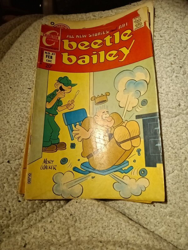 Beetle Bailey 4 Issue Bronze Age Comics Lot Run Set Collection