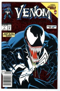  Venom Lethal Protector #1 Feb 1993 Red Foil NEWSSTAND Variant MOVIE Spider-man 