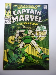 Captain Marvel #3 (1968) FN/VF Condition