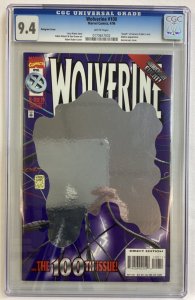 Wolverine #100 - CGC 9.4 - Marvel - 1996 - Death of Genesis! Hologram cover!