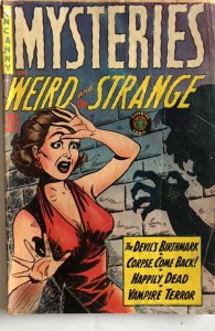 Mysteries #8 (1954)reader(see pics)Vampire/zombie stories.C all my gold horror