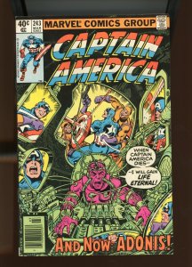 Captain America #243 - Joe Sinnott Cover Art. (8.0) 1980