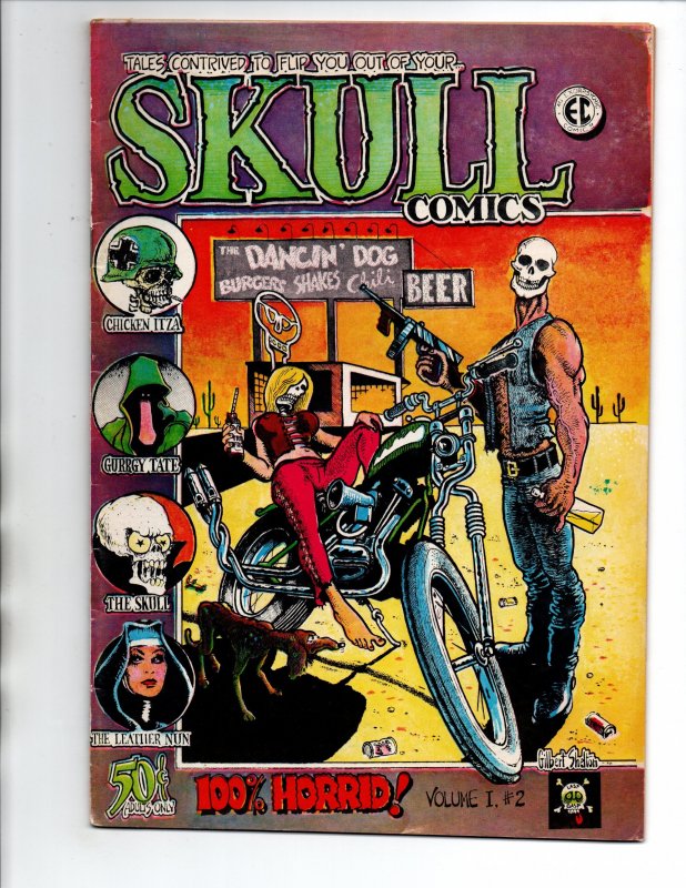 Skull Comics #2 - 4th Print - Underground - Last Gasp - 1971 - VG