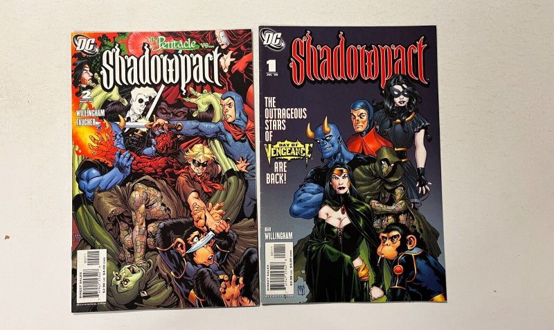 5 Shadowpact DC Comics Books #1 2 5 6 7 Willingham 45 JW15