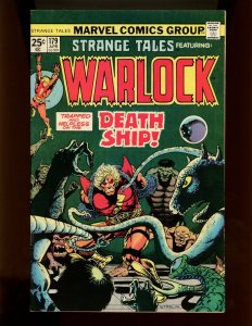 (1975) Strange Tales featuring Warlock #179 - KEY ISSUE! DEATH SHIP! (6.5/7.0)