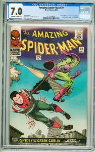 The Amazing Spider-Man #39 (1966) CGC 7.0! OWW Pages!