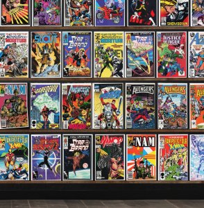 Huge Lot 140+ Comics with The Avengers, The 'Nam, Spider-Man 2099 & More!